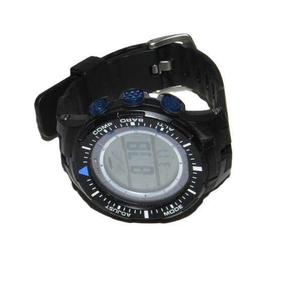 Casio Pro Trek PRG-300 Black Triple Sensor Watch 3443 Solar - Picture 8 of 9